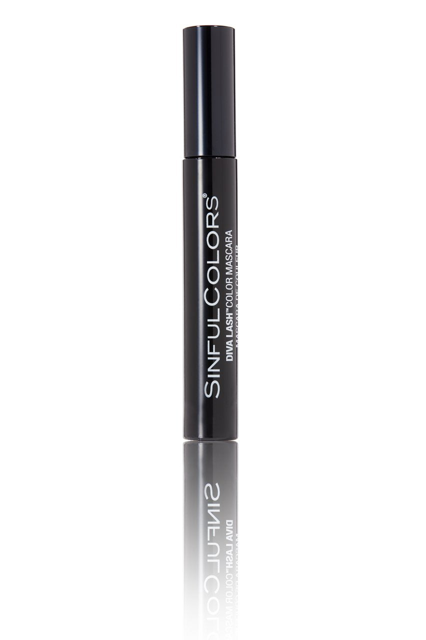 SinfulColors Diva Lash Color Mascara in Lash Splash, Blue Mascara