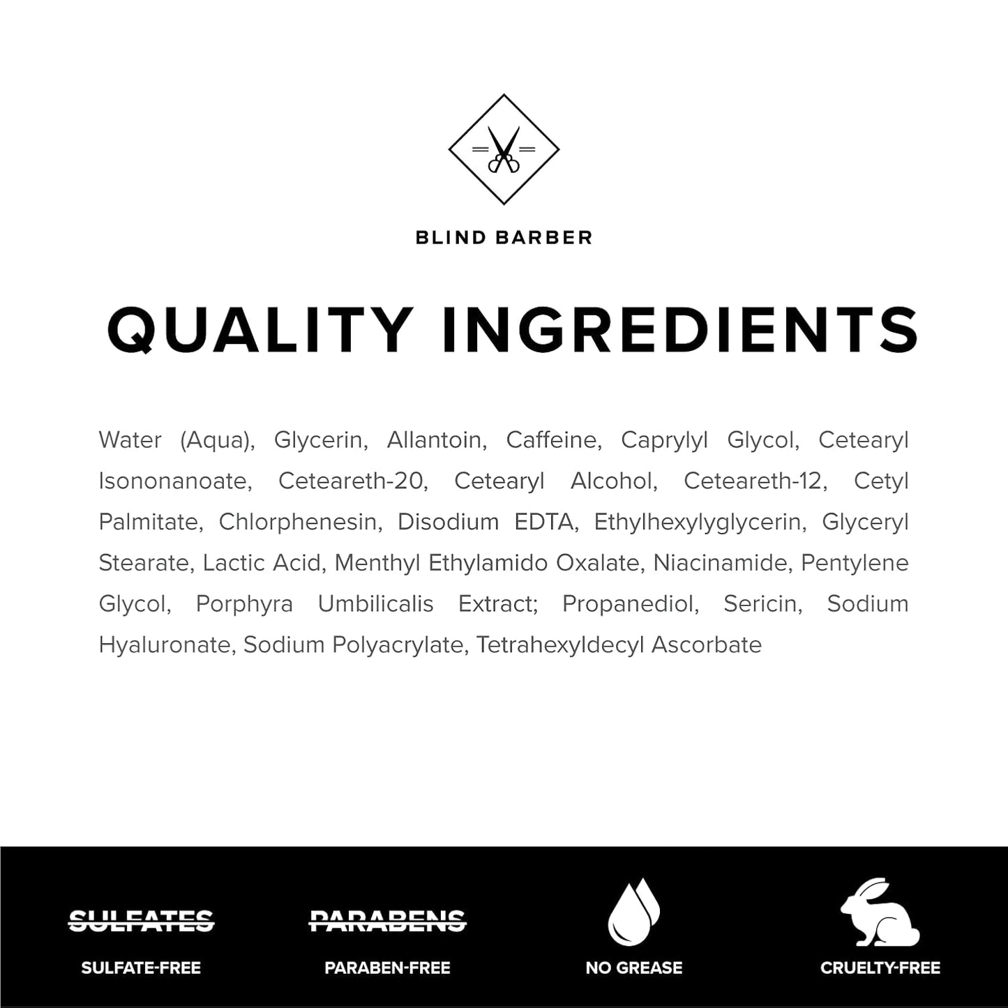 Blind Barber triRescue Eye Cream - Eye Cream for Men - Formulated with Caffeine, Niacinamide & Allantoin to Illuminate & Awaken Skin Under Eyes & Combat Dark Circles - Mens Eye Cream (0.5oz / 15ml)