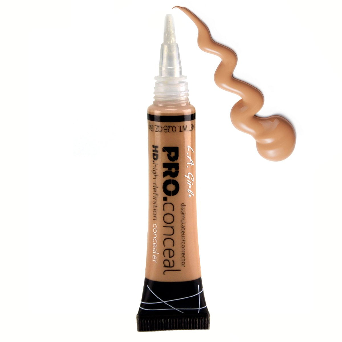LA Girl HD Pro Conceal High Definition Concealer (Medium Bisque)(pack of 3)
