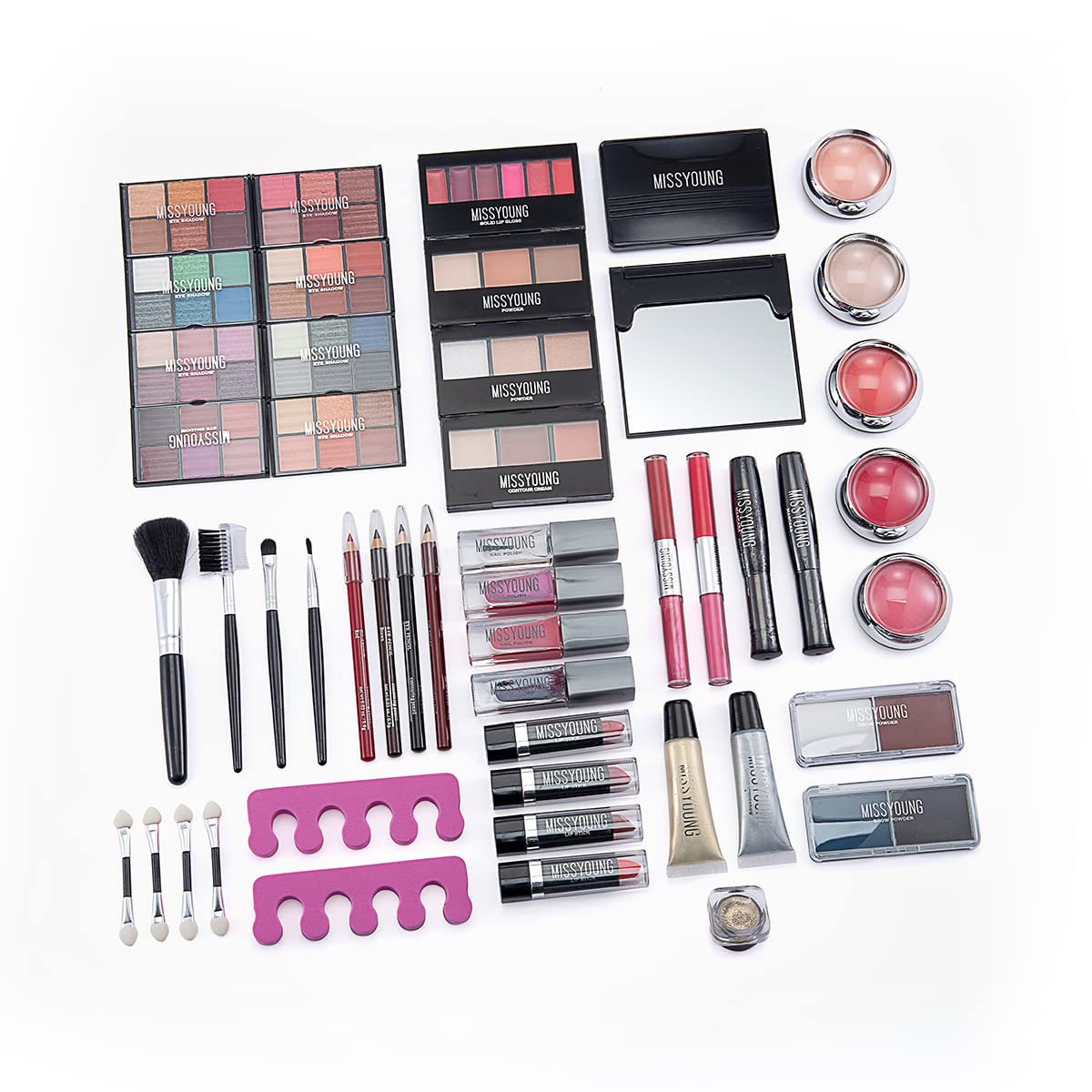 102 Colors Professional make up set, All in one makeup kit for women full kit, Cosmetics teenagers, Makeup palette