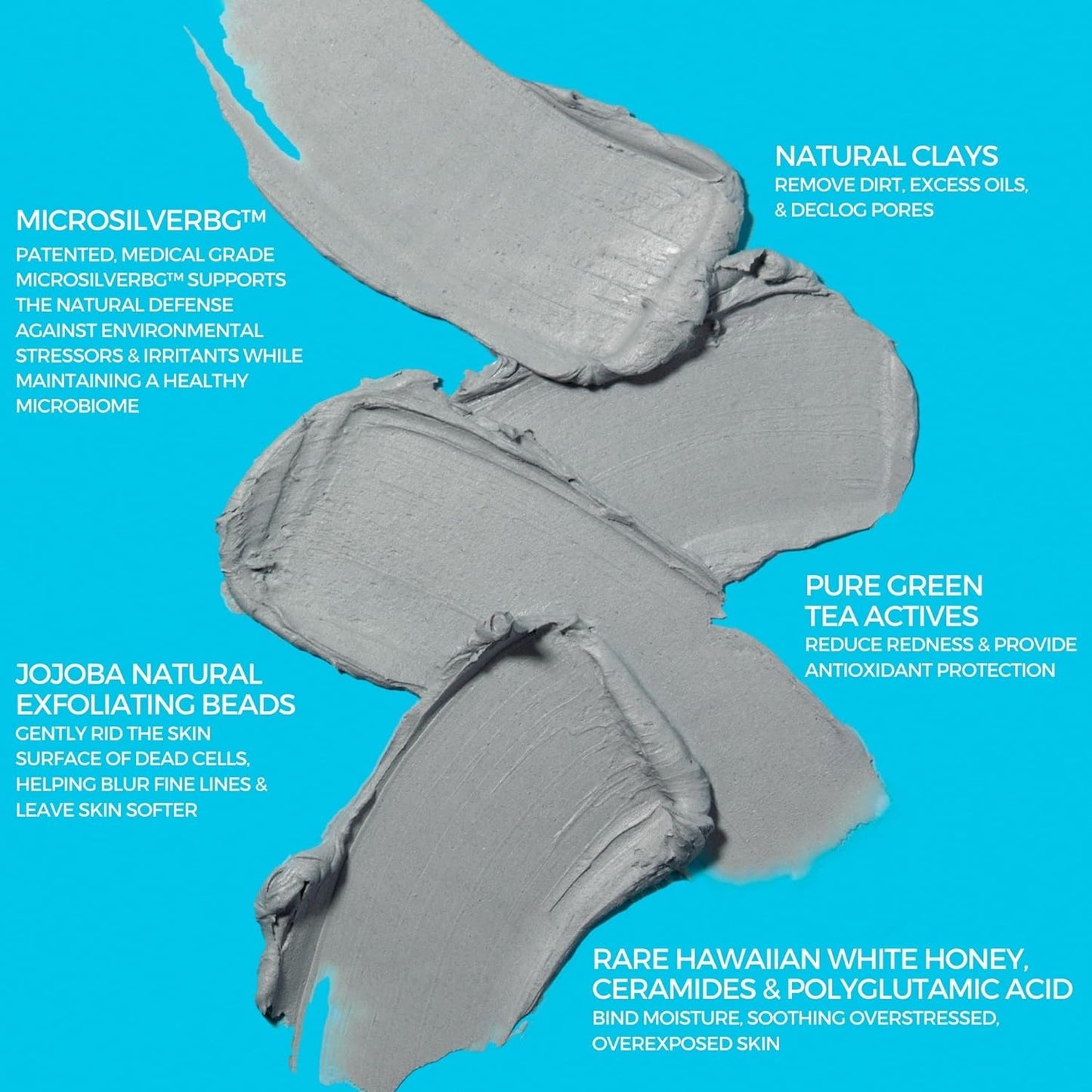 BeautyStat Universal Microbiome Purifying Radiance Mask, Cleansing Mask to Help Dimish Appearance of Pores + Purify Skin with Natural Clays (2.5 oz)