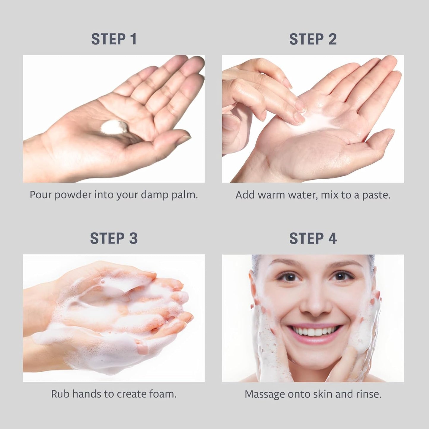 BIOCHEM Beauty Filter Powder Face Wash with Fruit Enzyme, Daily Wash with Papaya & Pineapple Enzyme, Gentle Plant-Based Low pH Exfoliator Cleanser for Women & Men, Sensitive Skin (1.59 fl oz / 45 g)