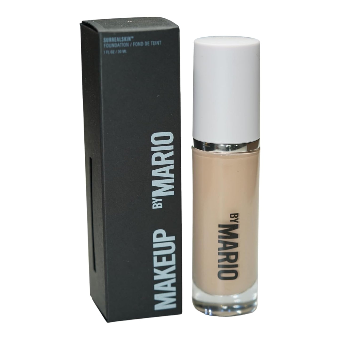 MAKEUP BY MARIO SurrealSkin Liquid Foundation, Liquid Formula, Vegan, Long-wearing coverage, Hydrating, Natural Finish, Size 30 mL (2N - fair with neutral undertone)