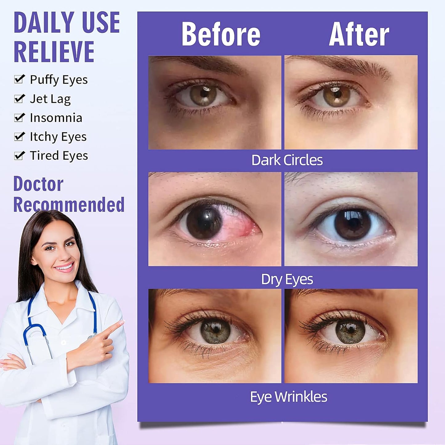 Serfeymi 22 Packs Steam Eye Mask Self-Heating Warm Eye Mask, Disposable Eye SPA Heated Eye Mask for Sleeping, Relieve Eye Fatigue, Gifts for Mother's Day, SPA Care (Lavender)