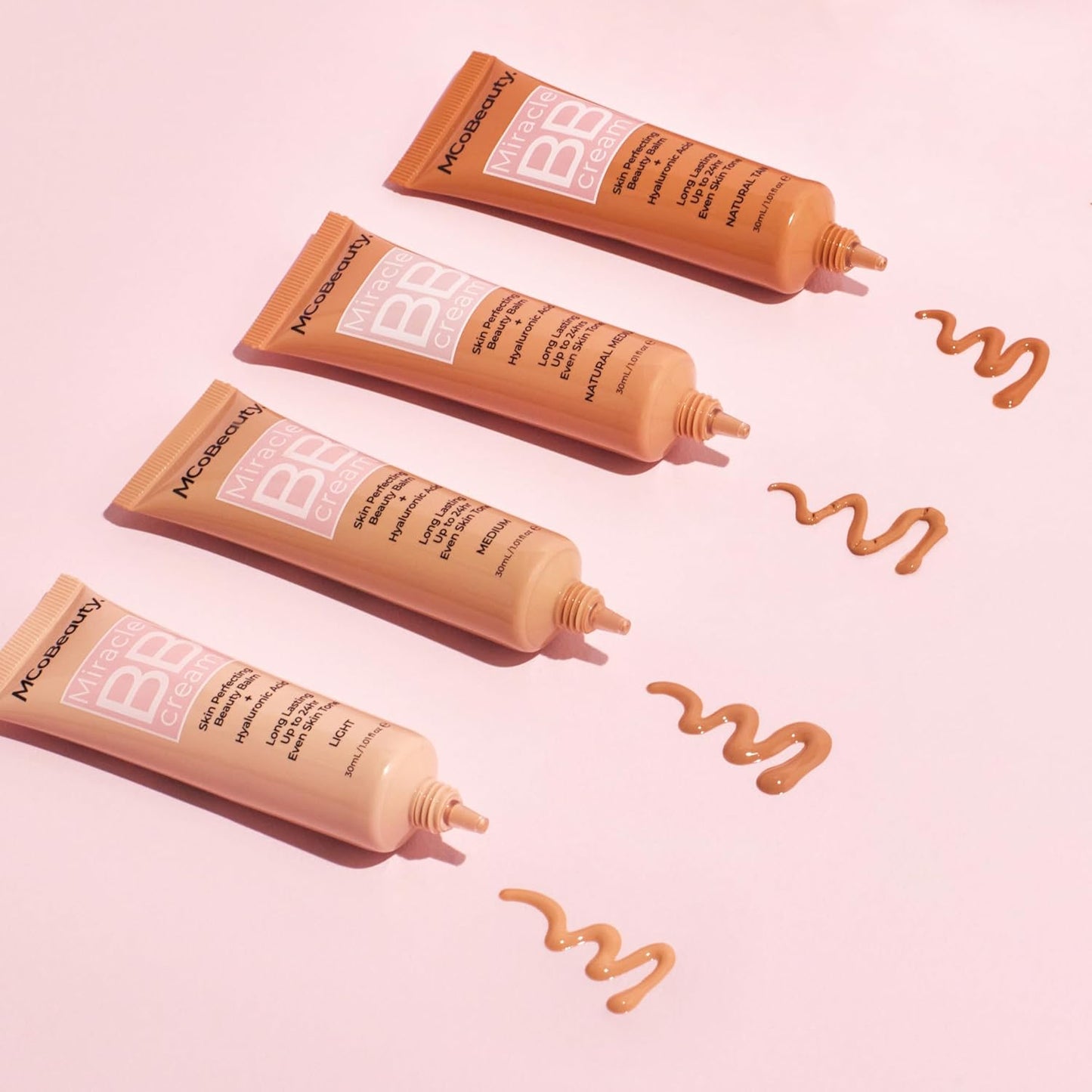 MCoBeauty Miracle BB Cream, Natural Tan, Skin-Perfecting Coverage for Effortless Beauty, Vegan, Cruelty Free Cosmetics