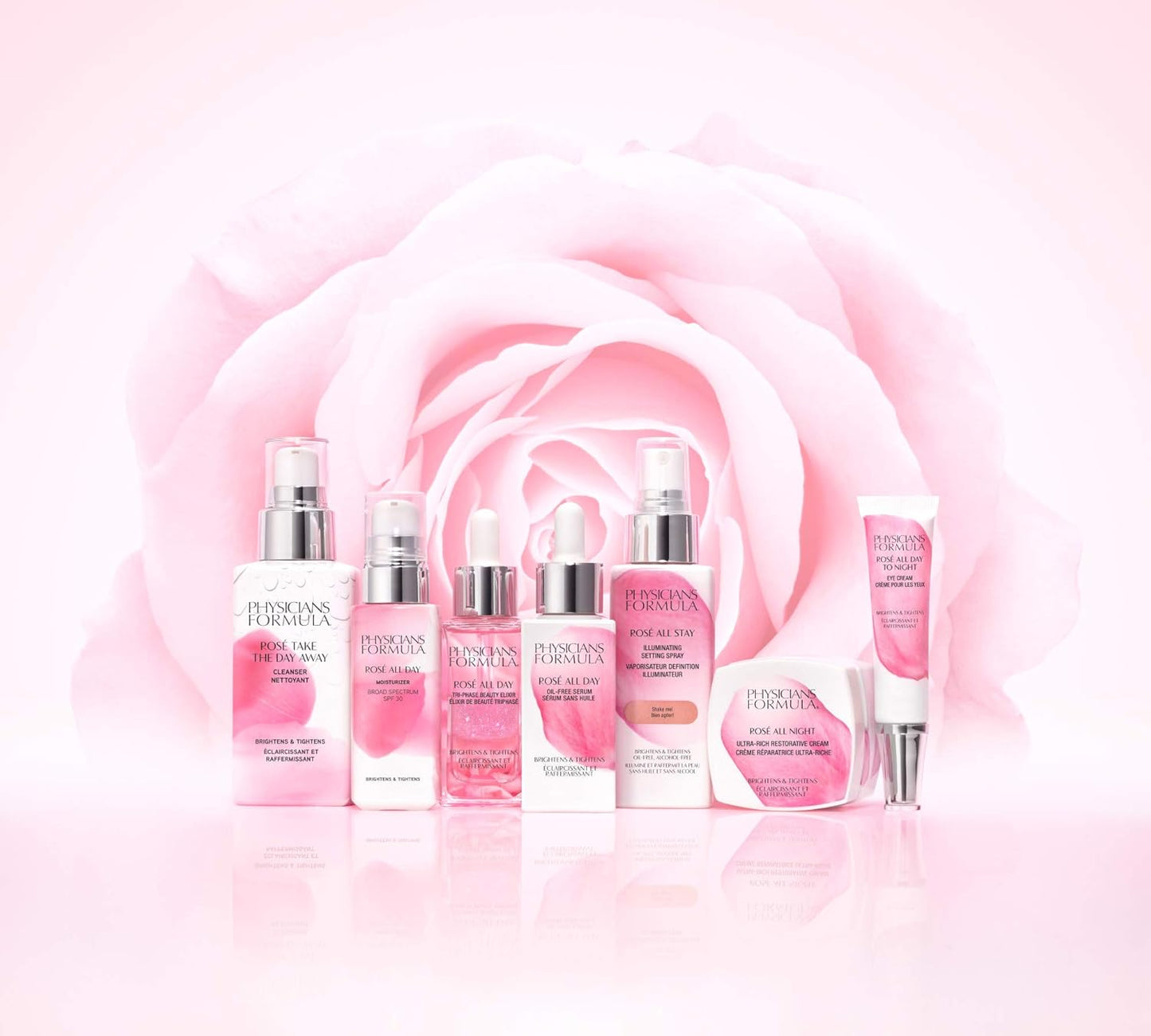 Physicians Formula Rosé All Stay Illuminating Setting Spray For Makeup, Oil-Free, Alcohol-Free, Antioxidants | Dermatologist Tested, Clinicially Tested