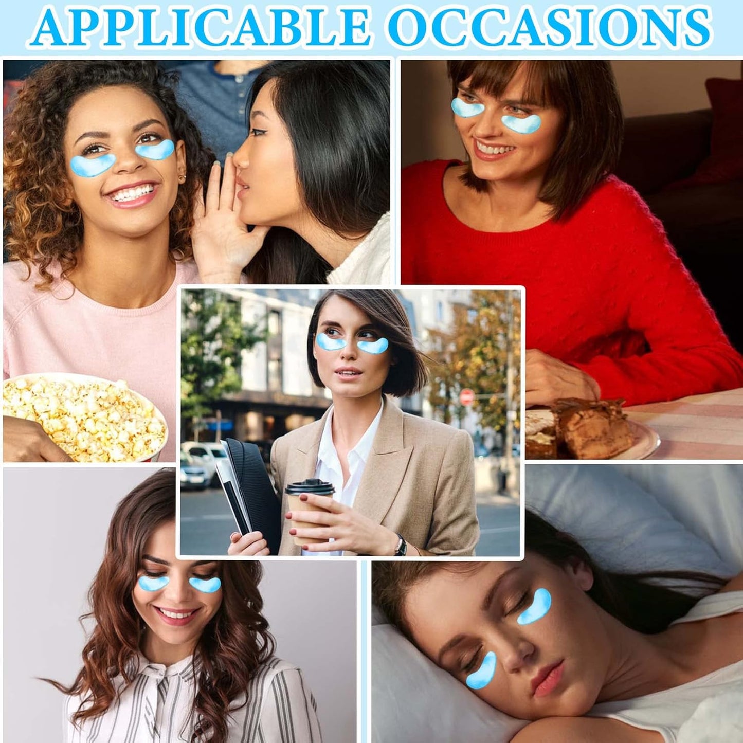 30 Pairs Gold Eye Mask,Under Eye Patches for Dark Circles and Puffiness,Hydrating and Moisturizing,Reduces Eye Bags and Smoothes Frownies,Eye Treatment Patches,Skin Care Products