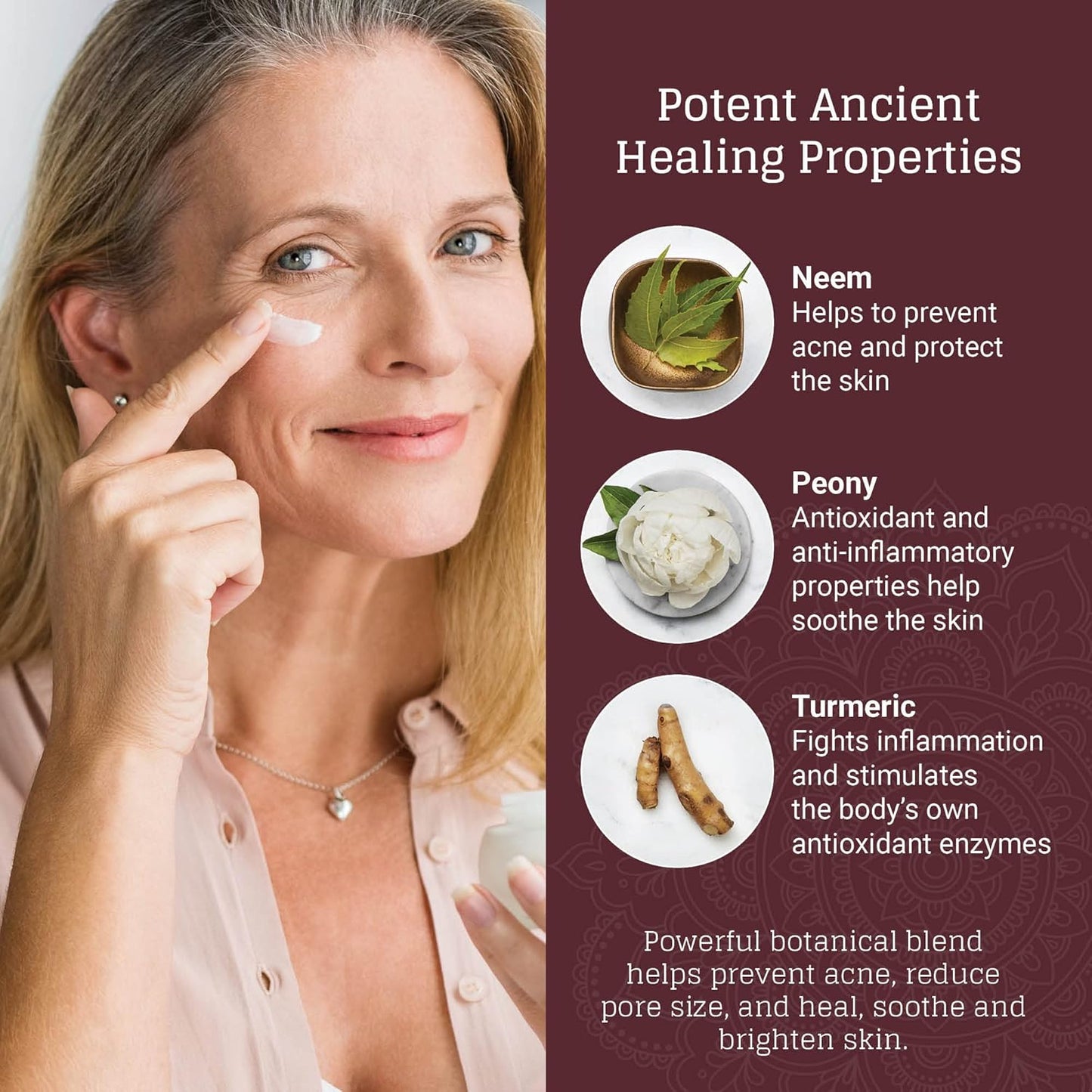 AVYA Eye Bright Cream (0.17oz / 5ml) - Advanced Ayurvedic Skincare/Caffeine Reduces Dark Circles and Puffiness/Tightens and Reduces Fine Lines Around Eyes