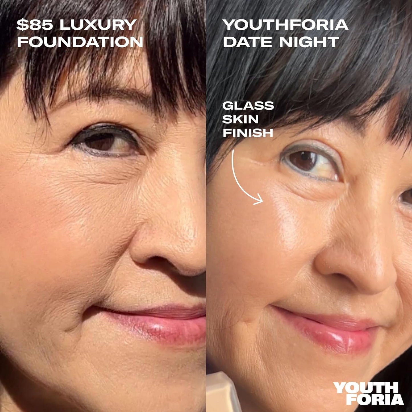 Youthforia Date Night Skin Tint Serum Foundation, Light-Medium Coverage, Hydrating Formula, Vegan & Cruelty-Free, 110 Fair - Neutral